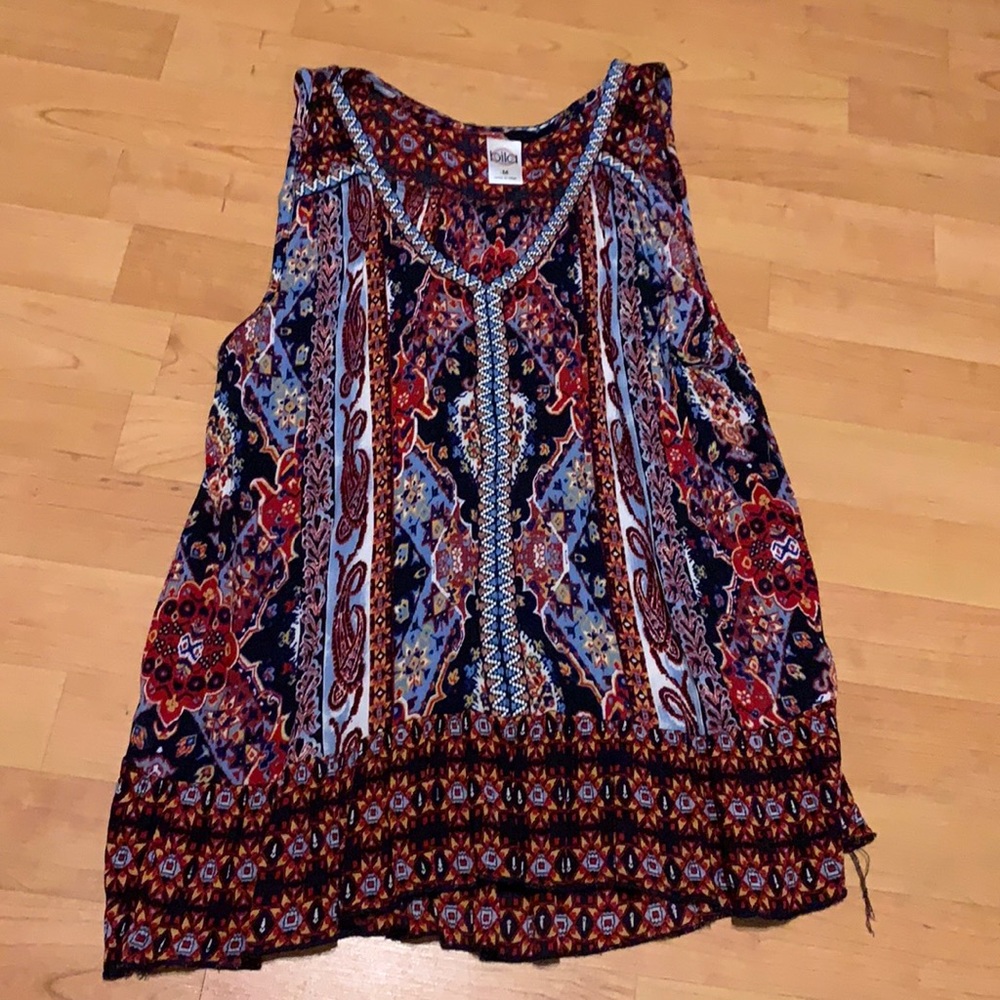 Patterned Tank Top